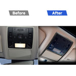 Adesivo decorativo per luce di lettura anteriore in fibra di carbonio per auto per Lexus RX300 / 270 / 200T / 450h 2016-2019, guida a destra e a sinistra universale, Front Reading Light