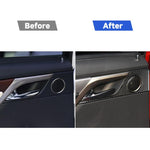Adesivo decorativo per maniglia della porta posteriore in fibra di carbonio per auto per Lexus RX300 / 270 / 200T / 450h 2016-2019, guida a destra e a sinistra universale, Rear Door Handle