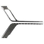 Maniglia per porta anteriore in fibra di carbonio per auto, adesivo decorativo per Lexus RX300 / 270 / 200T / 450h 2016-2019, guida a destra, Front Door Handle A