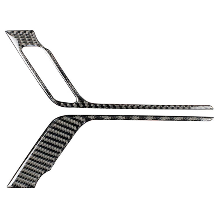 Maniglia per porta anteriore in fibra di carbonio per auto, adesivo decorativo per Lexus RX300 / 270 / 200T / 450h 2016-2019, guida a destra, Front Door Handle A