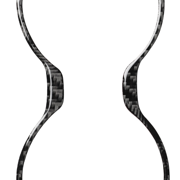 Adesivo decorativo per telaio portabicchieri per auto in fibra di carbonio per Lexus RX300 / 270 / 200T / 450h 2016-2019, guida a destra e a sinistra universale, Water Cup Holder Frame