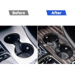 Adesivo decorativo per telaio portabicchieri per auto in fibra di carbonio per Lexus RX300 / 270 / 200T / 450h 2016-2019, guida a destra e a sinistra universale, Water Cup Holder Frame