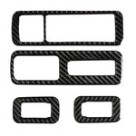 Adesivo decorativo per ascensore in vetro per finestrini in fibra di carbonio per auto per Lexus RX300 / 270 / 200T / 450h 2016-2019, guida a destra, Window Glass Lift