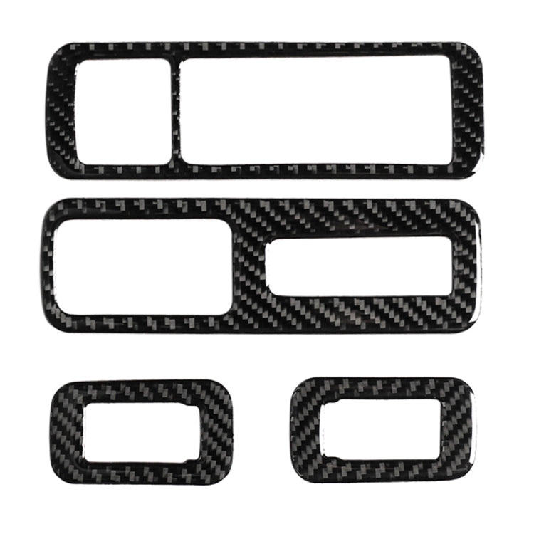 Adesivo decorativo per ascensore in vetro per finestrini in fibra di carbonio per auto per Lexus RX300 / 270 / 200T / 450h 2016-2019, guida a destra, Window Glass Lift