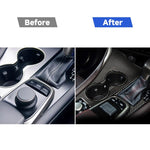 Adesivo decorativo per pannello ingranaggi in fibra di carbonio per auto per Lexus RX300 / 270 / 200T / 450h 2016-2019, guida a destra, Gear Panel