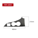 Adesivo decorativo per pannello portabicchieri per acqua in fibra di carbonio per auto per Lexus RX300 / 270 / 200T / 450h 2016-2019, guida a destra, Water Cup Holder Panel