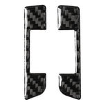 Adesivo decorativo per uscita aria sinistra e destra in fibra di carbonio per auto per Lexus NX200 / 200t / 300h 2014-2021, guida sinistra e destra universale, Left and Right Air Outlet