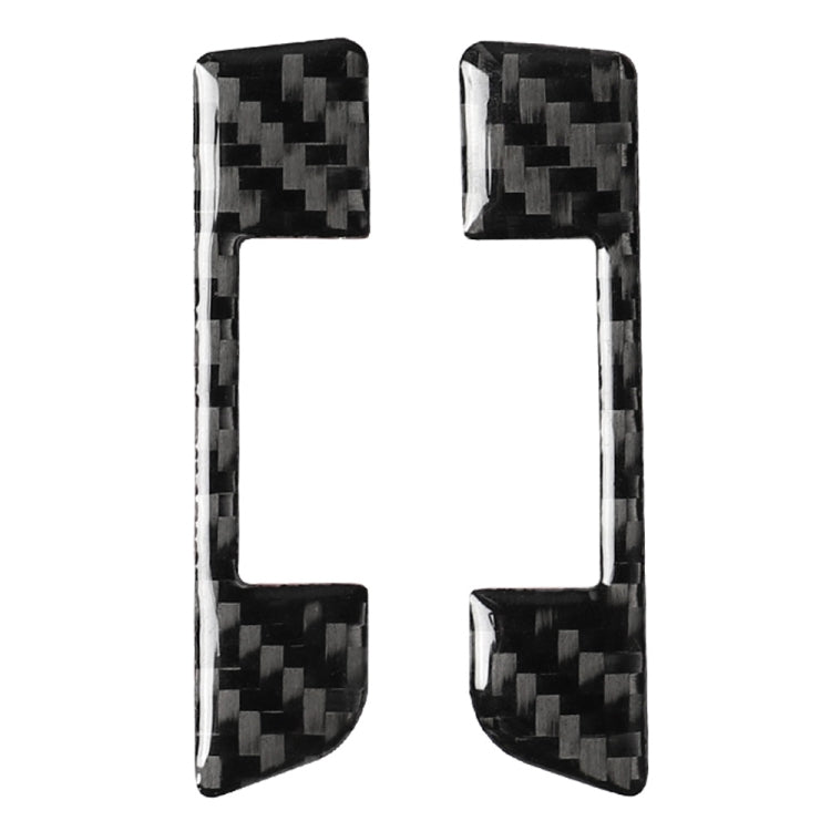 Adesivo decorativo per uscita aria sinistra e destra in fibra di carbonio per auto per Lexus NX200 / 200t / 300h 2014-2021, guida sinistra e destra universale, Left and Right Air Outlet