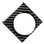 Adesivo decorativo con pomello in fibra di carbonio per auto per Lexus NX200 / 200t / 300h 2014-2021, guida a destra e a sinistra universale, Knob