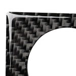 Adesivo decorativo con pomello in fibra di carbonio per auto per Lexus NX200 / 200t / 300h 2014-2021, guida a destra e a sinistra universale, Knob