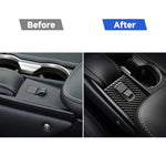 Adesivo decorativo per box bracciolo in fibra di carbonio per auto per Lexus NX200 / 200t / 300h 2014-2021, guida a sinistra, Armrest Box, Left Drive