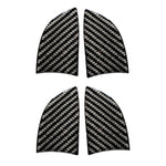 Adesivo decorativo per porta interna in fibra di carbonio per auto per Lexus NX200 / 200t / 300h 2014-2021, guida a destra e a sinistra universale, Inner Door Bowl