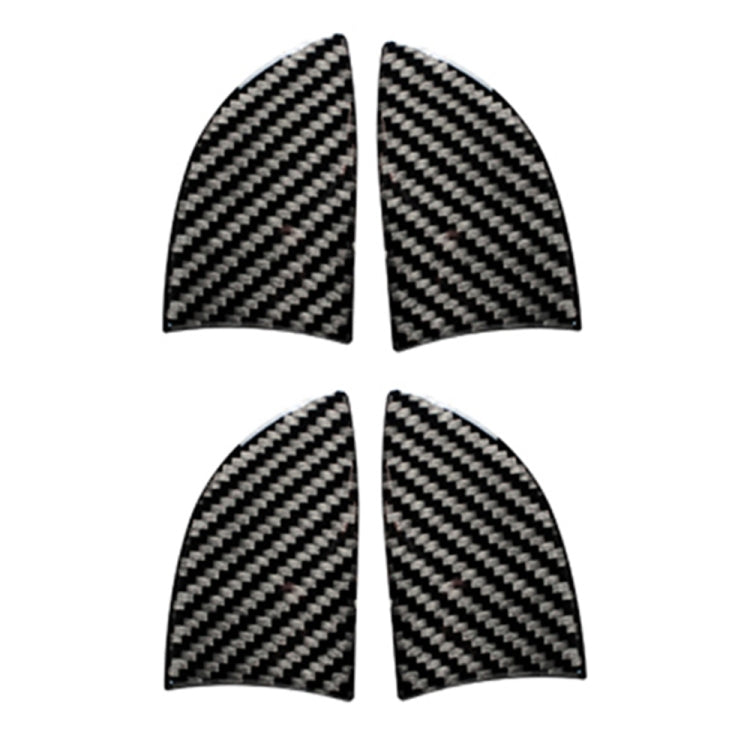 Adesivo decorativo per porta interna in fibra di carbonio per auto per Lexus NX200 / 200t / 300h 2014-2021, guida a destra e a sinistra universale, Inner Door Bowl