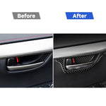 Adesivo decorativo per maniglia interna della porta in fibra di carbonio per auto per Lexus NX200 / 200t / 300h 2014-2021, guida a destra e a sinistra universale, Inner Door Handle