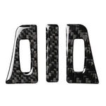 Adesivo decorativo per uscita aria in fibra di carbonio 3 in 1 per Lexus NX200 / 200t / 300h 2014-2021, guida a destra e a sinistra universale, Air Outlet