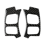 Adesivo decorativo per pulsante volante in fibra di carbonio per auto per Lexus NX200 / 200t / 300h 2014-2021, guida a destra e a sinistra universale, Steering Wheel Button