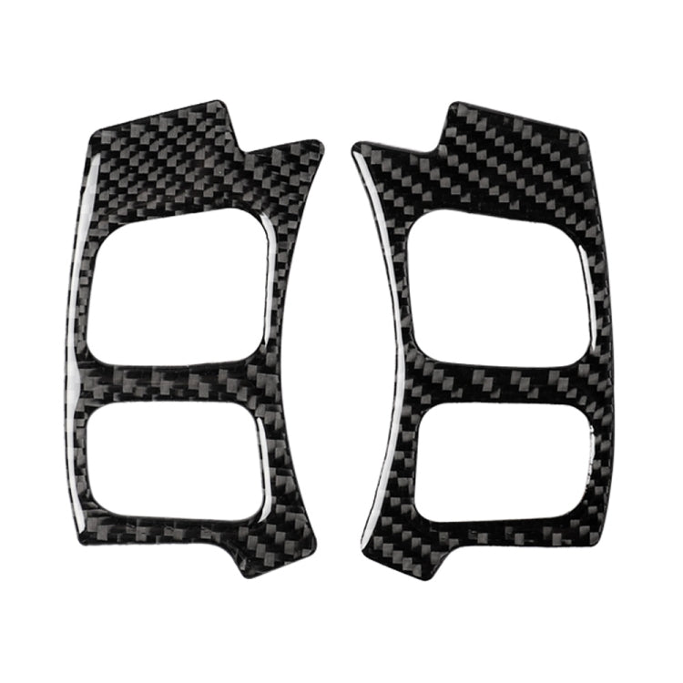 Adesivo decorativo per pulsante volante in fibra di carbonio per auto per Lexus NX200 / 200t / 300h 2014-2021, guida a destra e a sinistra universale, Steering Wheel Button