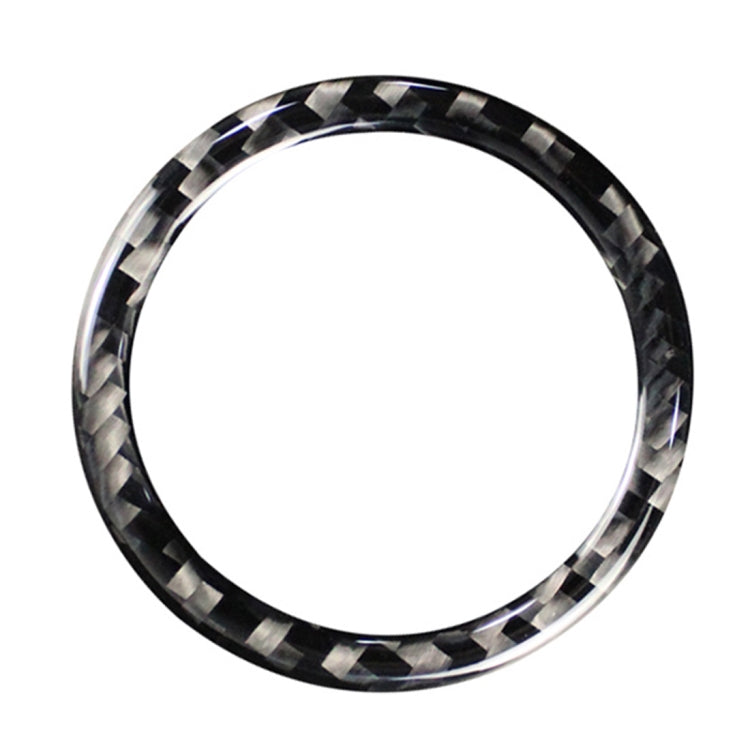 Adesivo decorativo cerchio di avvio in fibra di carbonio per auto per Lexus IS250 300 350C 2006-2012, guida a destra e a sinistra universale, tart Circle
