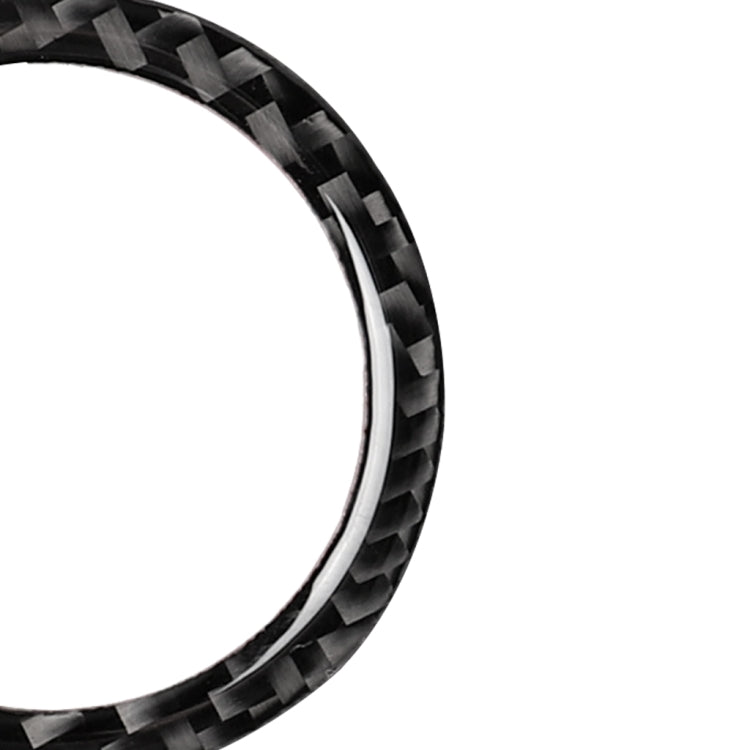 Adesivo decorativo cerchio di avvio in fibra di carbonio per auto per Lexus IS250 300 350C 2006-2012, guida a destra e a sinistra universale, tart Circle