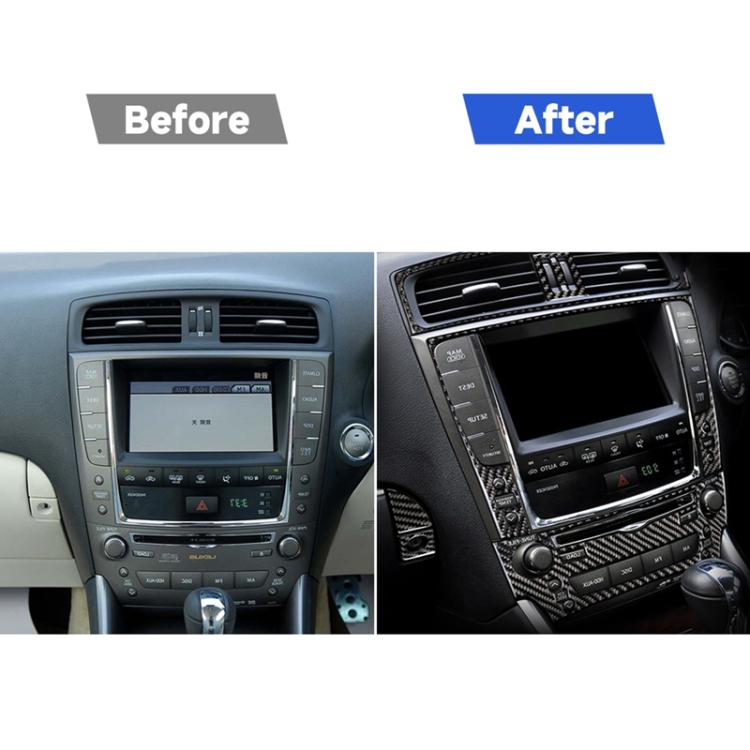 Adesivo decorativo per interruttore vano portaoggetti in fibra di carbonio per auto per Lexus IS250 300 350C 2006-2012, guida a destra, Glove Box, Right Drive