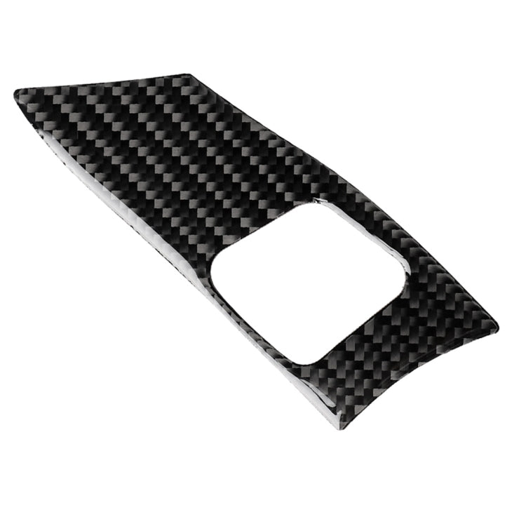 Pulsante del volante in fibra di carbonio per auto Un adesivo decorativo per Lexus IS250 300 350C 2006-2012, guida a destra e a sinistra universale, Steering Wheel Button A
