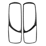 Adesivo decorativo per maniglia della porta posteriore in fibra di carbonio per auto per Lexus IS250 300 350C 2006-2012, guida a destra e a sinistra universale, Rear Door Handle