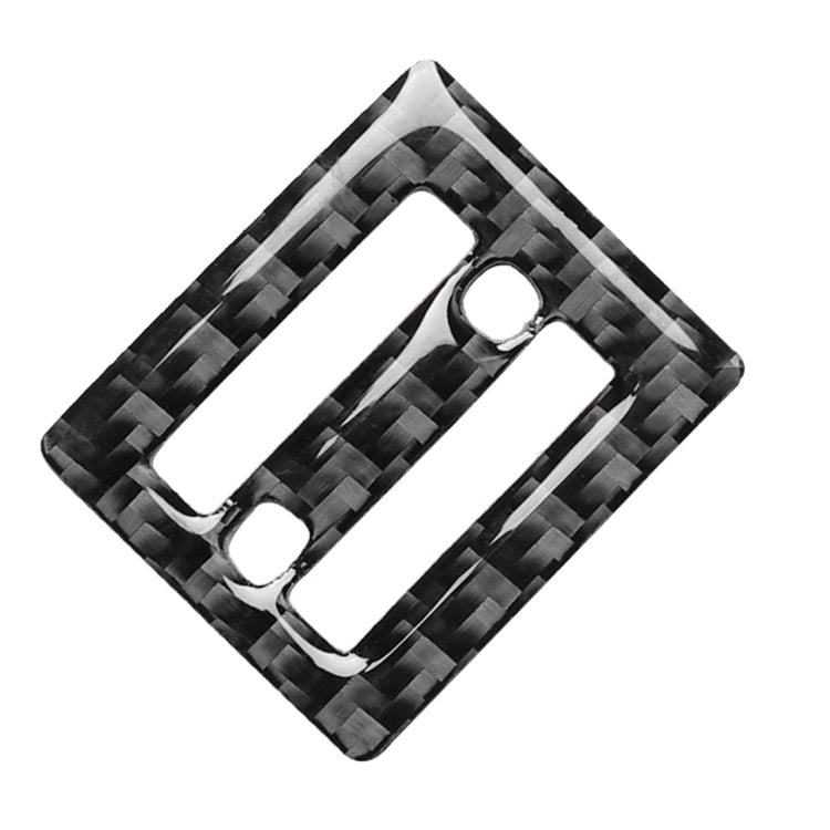 Adesivo decorativo per uscita aria centrale in fibra di carbonio per auto per Lexus IS250 300 350C 2006-2012, guida a destra e a sinistra universale, Middle Air Outlet
