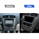 Adesivo decorativo per pannello CD in fibra di carbonio per auto per Lexus IS250 300 350C 2006-2012, guida a destra e a sinistra universale, CD Panel