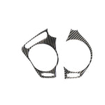 Adesivo decorativo per uscita aria grande sinistra e destra in fibra di carbonio per auto per Lexus IS250 300 350C 2006-2012, guida a destra, Big Left and Right Air Outlet, Right Drive