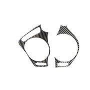 Adesivo decorativo per uscita aria grande sinistra e destra in fibra di carbonio per auto per Lexus IS250 300 350C 2006-2012, guida a destra, Big Left and Right Air Outlet, Right Drive