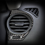 Adesivo decorativo per uscita aria grande sinistra e destra in fibra di carbonio per auto per Lexus IS250 300 350C 2006-2012, guida a destra, Big Left and Right Air Outlet, Right Drive
