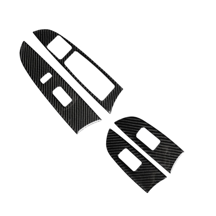 Adesivo decorativo per ascensore in vetro per finestrini in fibra di carbonio per auto per Lexus IS250 300 350C 2006-2012, guida a destra, Window Glass Lift, Right Drive