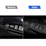 Adesivo decorativo per ascensore in vetro per finestrini in fibra di carbonio per auto per Lexus IS250 300 350C 2006-2012, guida a destra, Window Glass Lift, Right Drive