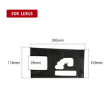 Adesivo decorativo per ingranaggi in fibra di carbonio per auto B per Lexus IS250 300 350C 2006-2012, guida a destra, Gears B, Right Drive