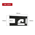 Ingranaggi per auto in fibra di carbonio Un adesivo decorativo per Lexus IS250 300 350C 2006-2012, guida a destra, Gears A, Right Drive