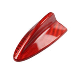 Copertura decorativa per antenna in fibra di carbonio per auto per BMW E90, stile C, For BMW E90, C Style