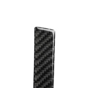 Striscia decorativa per sedile passeggero in fibra di carbonio per auto per Audi A6 S6 C7 A7 S7 4G8 2012-2018, guida a destra e a sinistra universale, Passenger Seat
