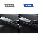Striscia decorativa per sedile passeggero in fibra di carbonio per auto per Audi A6 S6 C7 A7 S7 4G8 2012-2018, guida a destra e a sinistra universale, Passenger Seat