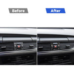 Adesivo decorativo per spia luminosa in fibra di carbonio per auto per Audi A6 S6 C7 A7 S7 4G8 2012-2018, guida a destra e a sinistra universale, Warning Light