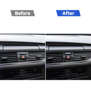 Adesivo decorativo per spia luminosa in fibra di carbonio per auto per Audi A6 S6 C7 A7 S7 4G8 2012-2018, guida a destra e a sinistra universale, Warning Light
