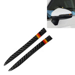Striscia anticollisione per specchietto retrovisore in fibra di carbonio per auto per Audi A6 S6 C7 A7 S7 4G8 2012-2018, guida a destra e a sinistra universale, Rearview Mirror