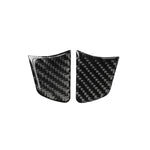 Adesivo decorativo per pulsante volante in fibra di carbonio per auto per Audi A6 S6 C7 A7 S7 4G8 2012-2018, guida a destra e a sinistra universale, Steering Wheel Button