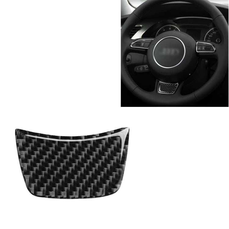Adesivo decorativo per volante in fibra di carbonio per auto per Audi A6 S6 C7 A7 S7 4G8 2012-2018, guida a destra e a sinistra universale, Steering Wheel