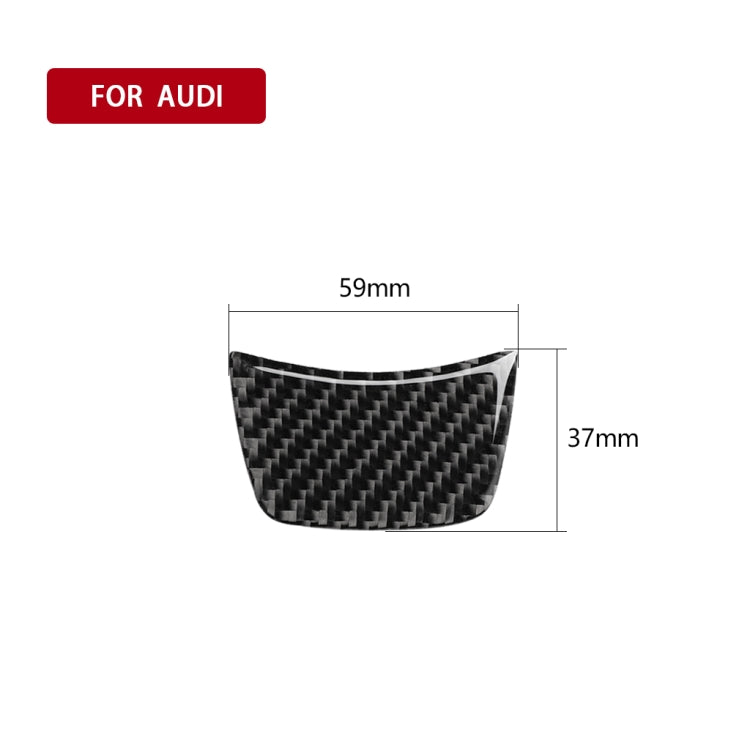 Adesivo decorativo per volante in fibra di carbonio per auto per Audi A6 S6 C7 A7 S7 4G8 2012-2018, guida a destra e a sinistra universale, Steering Wheel
