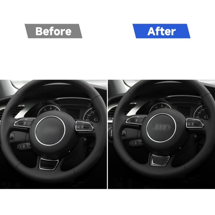 Adesivo decorativo per volante in fibra di carbonio per auto per Audi A6 S6 C7 A7 S7 4G8 2012-2018, guida a destra e a sinistra universale, Steering Wheel