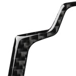 Adesivo decorativo per pannello multimediale in fibra di carbonio per auto per Audi A6 S6 C7 A7 S7 4G8 2012-2018, guida a destra e a sinistra universale, Multimedia Panel