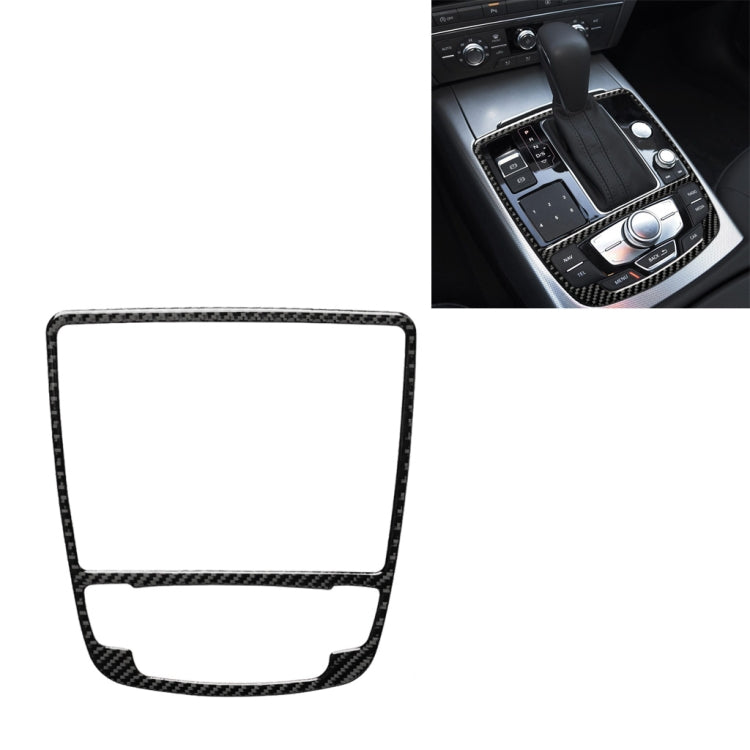 Adesivo decorativo per pannello cambio in fibra di carbonio per auto per Audi A6 S6 C7 A7 S7 4G8 2012-2018, guida a destra e a sinistra universale, Gear Shift