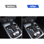 Adesivo decorativo per pannello cambio in fibra di carbonio per auto per Audi A6 S6 C7 A7 S7 4G8 2012-2018, guida a destra e a sinistra universale, Gear Shift
