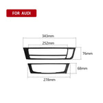 Adesivo decorativo per pannello CD per aria condizionata in fibra di carbonio per auto per Audi A6 S6 C7 A7 S7 4G8 2012-2018, guida a destra, Air Conditioning CD Panel, Right Drive