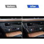 Adesivo decorativo per pannello CD per aria condizionata in fibra di carbonio per auto per Audi A6 S6 C7 A7 S7 4G8 2012-2018, guida a sinistra, Air Conditioning CD Panel, Left Drive